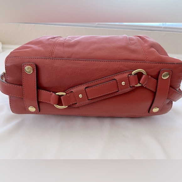 Coach Ashley Satchel f19247 Vermillion - Picture 4 of 9